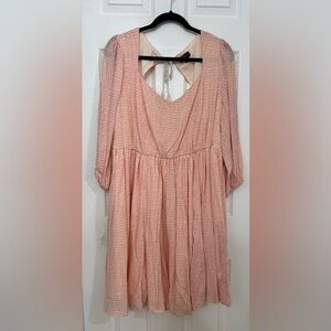 Torrid Blush Dress with Back Tie